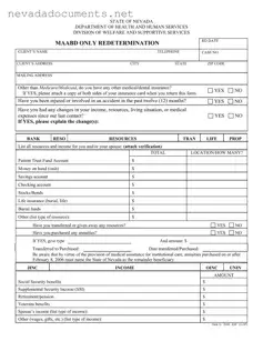 Nevada Medicaid Redetermination Form